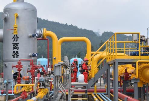 中原普光气田大湾405集气站累产突破80亿方